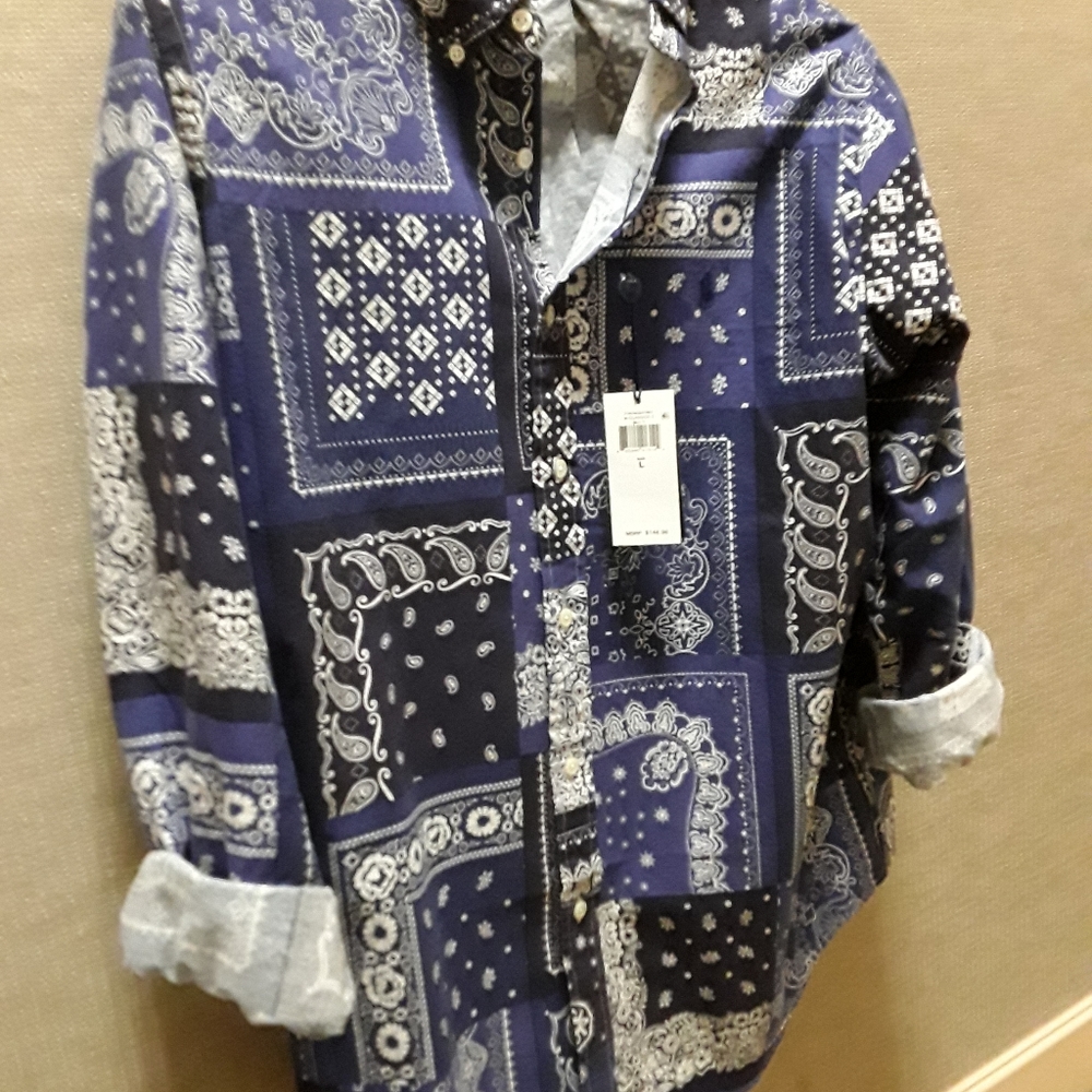 Ralph Lauren Blue Bandanna